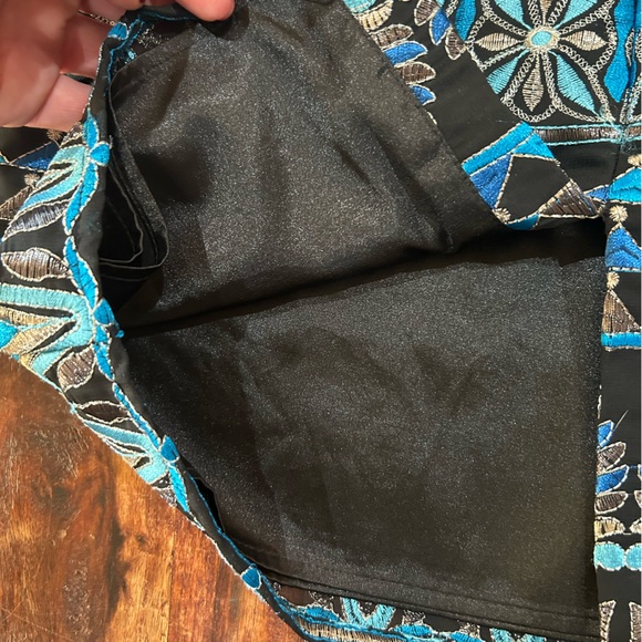 Inc international concepts sleeveless sheath dress blue, silver and black - Picture 6 of 9